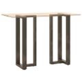 vidaXL Nohy barového stola v tvare T, 2 ks, čierne, 50x35x(100-101) cm, oceľové