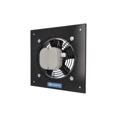 Ventilátor VENTS OV4E 250 priemyselný, štvorcový (370x370mm), čierny