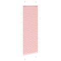 vidaXL Plisovaná roleta ružová 50x100 cm šírka látky 49,4 cm polyester