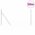 vidaXL Zvarené drôtené pletivo s betónovým základom 50 x 1,2 m