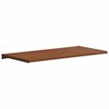 vidaXL Parapetné dosky Hnedé drevo 100 x 45 x 4,5 cm PVC