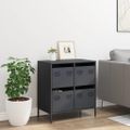 vidaXL Komoda antracitová 68x39x73,5 cm oceľ valcovaná za studena