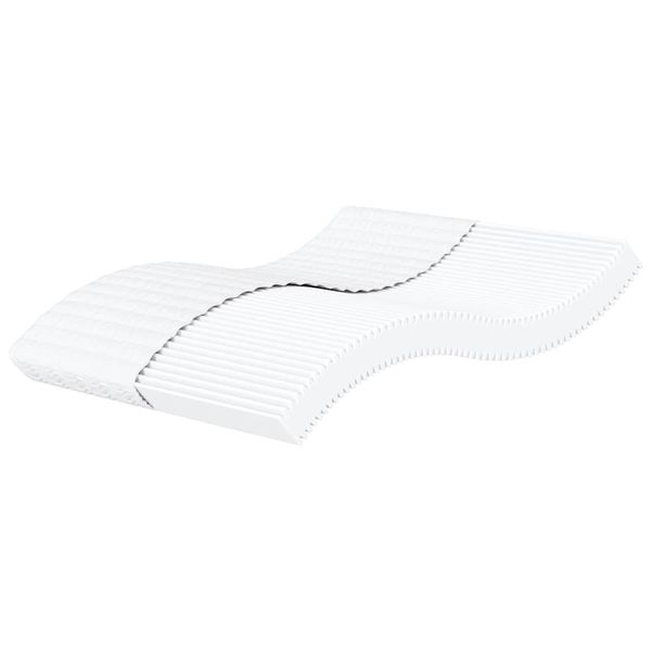 vidaXL Penový matrac biely 180x220 cm tvrdosť H2 H3