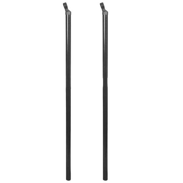 vidaXL Plotové vzpery na drôtené pletivo 2 ks, 170 cm