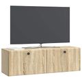 vidaXL Nástenná TV skrinka 98 x 31 x 30 cm Dub sonoma Kompozitné drevo