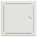 vidaXL Access Panel 2 ks Biela 23 x 23 x 3 cm Oceľ