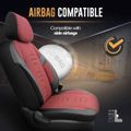 Sada autopoťahov OTOM THRONE 103 RED 3-ZIP