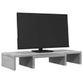 vidaXL Stojan na monitor betónovosivý 60x24x10,5 cm kompozitné drevo