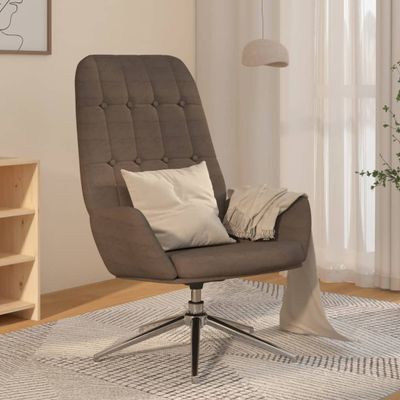 vidaXL Relaxačné kreslo tmavosivé umelá semišová koža
