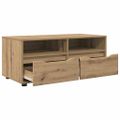 vidaXL TV skrinka 100 x 48 x 43 cm Remeselný dub Kompozitné drevo