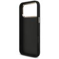 Puzdro Guess Fixed Glitter Big 4G Metal Frame pre iPhone 17 Pro Max čierne