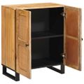 vidaXL Servírovacia skriňa Hnedá 60 x 33 x 75 cm Masívne mango drevo