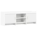 vidaXL TV skrinka 130 x 33 x 47 cm Biela Kompozitné drevo