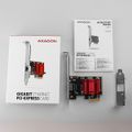 AXAGON PCEE-GIX, PCIe sieťová karta - 1x Gigabit Ethernet port (RJ-45), Intel i210AT, PXE, vrát. LP