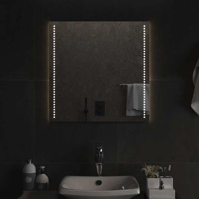 vidaXL LED kúpeľňové zrkadlo 60x60 cm