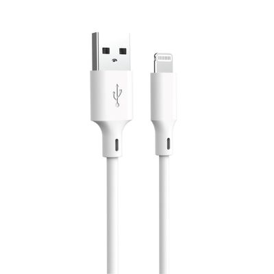 Forever recycling kábel USB-A - Lightning 1,5m 2,4A HDKR12-AL-00 biely
