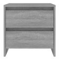 vidaXL Nočné stolíky 2 ks sivý dub sonoma 45x34,5x44,5 cm drevotrieska