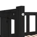 vidaXL Vysúvacia denná posteľ čierna 90x200 cm masívna borovica