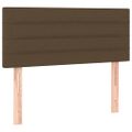 vidaXL Boxspring posteľ s matracom tmavohnedá 100x200 cm látka