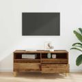 vidaXL TV skrinka 100 x 34,5 x 44,5 cm Staré drevo Kompozitné drevo