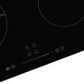vidaXL Indukčná varná doska 4 platničky dotykové ovládanie sklo 7000 W