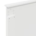vidaXL Rám postele Biela 90 x 190 cm Masívne borovicové drevo