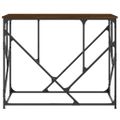 vidaXL Konzolový stolík hnedý dub 100x40x80 cm kompozitné drevo