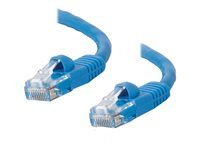 Patch kábel - RJ-45 (M) do RJ-45 (M) - 20 m - UTP - CAT 5e - lisovaný, prevedenie bez hrbolčekov, lícna - modrá
