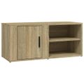 vidaXL TV skrinka dub sonoma 80x31,5x36 cm spracované drevo