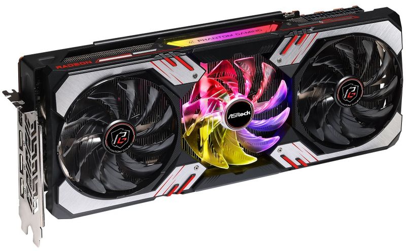OPRAVENÉ - ASROCK AMD Radeon RX 6800 XT Phantom Gaming 16G OC / 16GB GDDR6 / PCI-E / 1x HDMI / 3x DP / ARGB LED Grafická karta, PCI-E, 16GB GDDR6, 1× HDMI, 3× DisplayPort, ARGB, aktívna - OPRAVENÉ