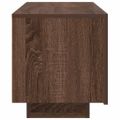 vidaXL TV skrinka hnedý dub 100x35x40 cm spracované drevo