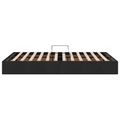 vidaXL Otomanový posteľný rám s úložiskom Čierna 120 x 200 cm Zamat