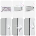 vidaXL Otočné a sklopné okno do suterénu RISOR 110 x 50 cm PVC a sklo