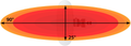 RF elements Asymetrická Horn Wideband anténa, 6/5 GHz, 15dBi, 90°