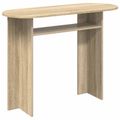 vidaXL Konzolový stôl Dub sonoma 100 x 39,5 x 75 cm Kompozitné drevo