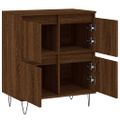 vidaXL Komoda hnedý dub 60x35x70 cm spracované drevo