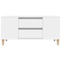 vidaXL TV skrinka biela 102x44,5x50 cm spracované drevo