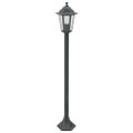 vidaXL Záhradné stĺpové lampy 6 ks E27 110 cm hliníkové tmavozelené