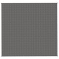 vidaXL Záťažová prikrývka šedá 220x230 cm 11 kg látka