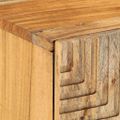 vidaXL TV skrinka Hnedá 105 x 33,5 x 46 cm Masívne mango drevo