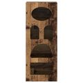 vidaXL Servírovacia skriňa ELST Staré drevo 40 x 35 x 100,5 cm