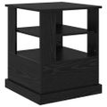 vidaXL Nočný stolík Čierny dub 50 x 50 x 60 cm Kompozitné drevo
