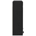 vidaXL Zrkadlová skrinka Čierny dub 64 x 20 x 67 cm Kompozitné drevo