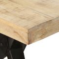 vidaXL Jedálenský stôl 200x90x76 cm surový mangovníkový masív