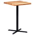 vidaXL Noha pre bistro stôl čierna 76x76x107 cm liatina