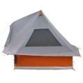 vidaXL Tipi stan 6-miestny Šedá a oranžová taft