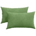 vidaXL Vankúše na pohovku 2 pcs Svetlo zelená 50 x 30 cm