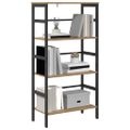 vidaXL Regál na knihy 3 úrovní 60 x 29,5 x 115 cm Kompozitné drevo