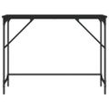 vidaXL Konzolový stolík čierny 100x32x75 cm kompozitné drevo