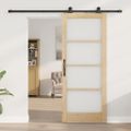 vidaXL Posuvné dvere ORKDAL Prírodná 83 x 202 cm